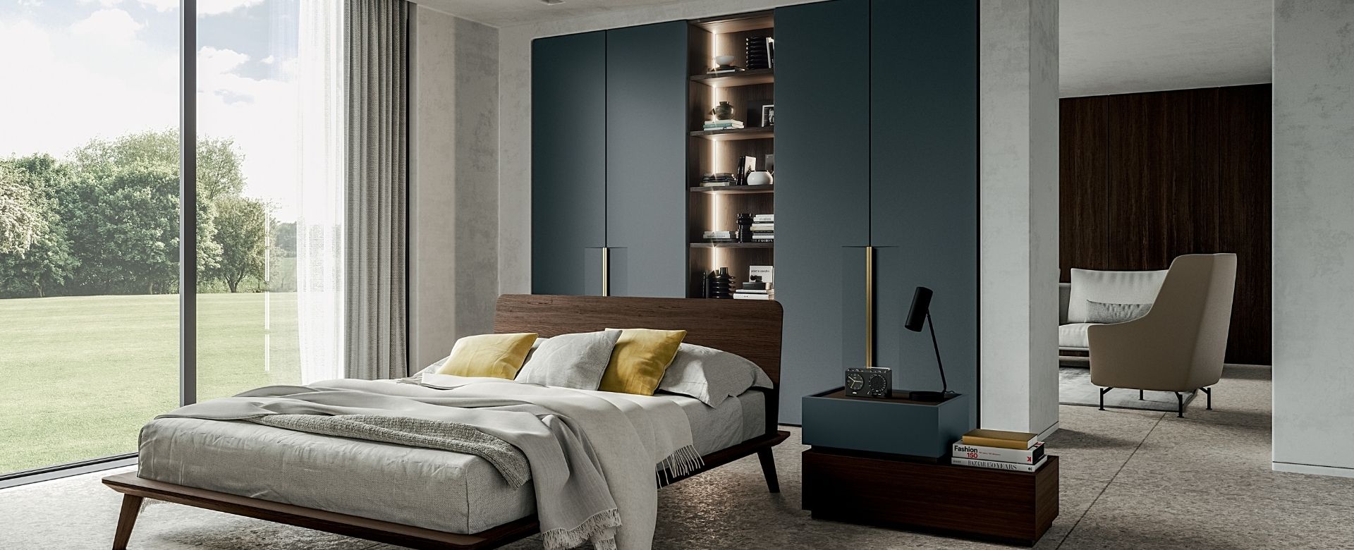 Freccia Italian Wardrobe Slide 1